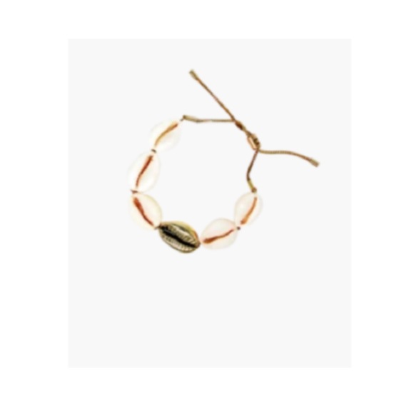Logan Tay Shell Yeah Puka Shell Bracelet Gold - Picture 2 of 2